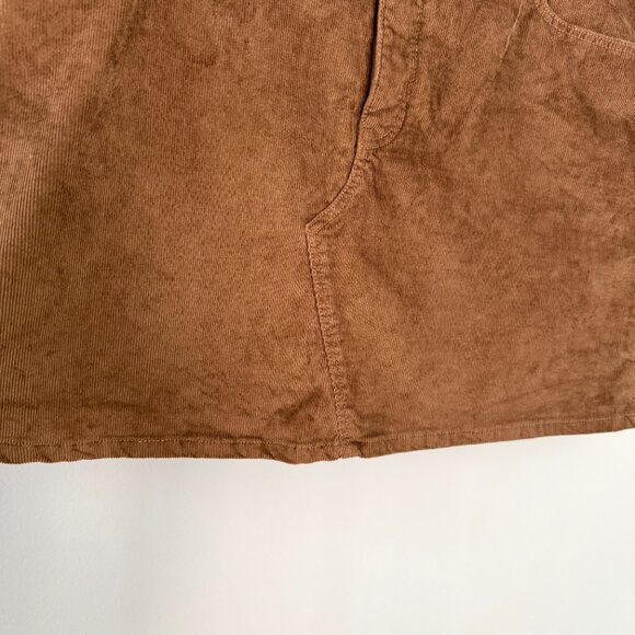 Old Navy High-Rise Brown Corduroy Skirt (16) - Picture 3 of 9